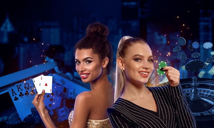 meja blackjack live dengan kartu dealer terlihat jelas di layar